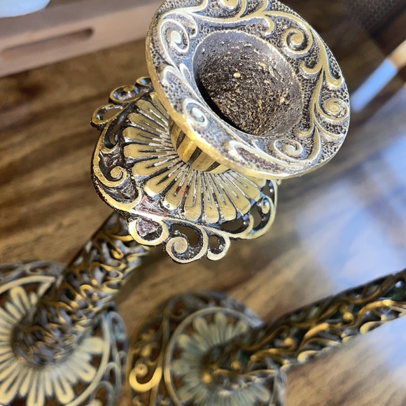 Brass candle holders - Picture 9 of 17